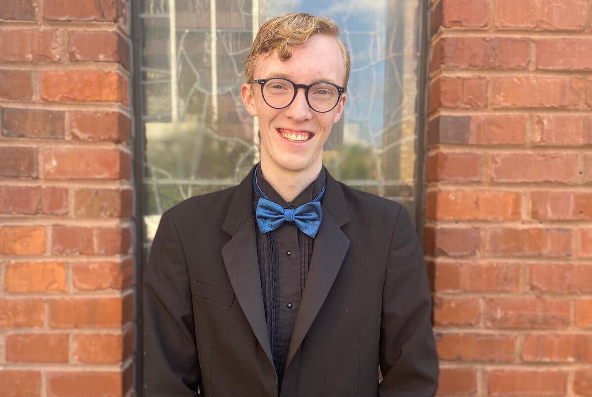 Carter Perryman '26, musical theatre accompanying major at Shenandoah University. 